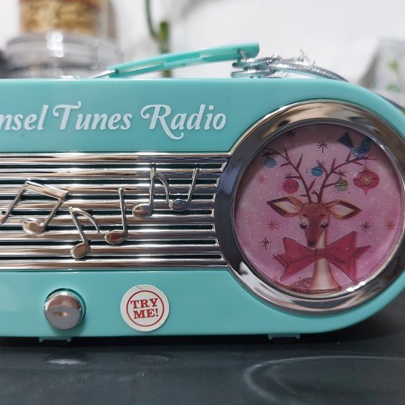 Tinsel times Radio NOT WORKING Ornament ONLY - Picture 8 of 9